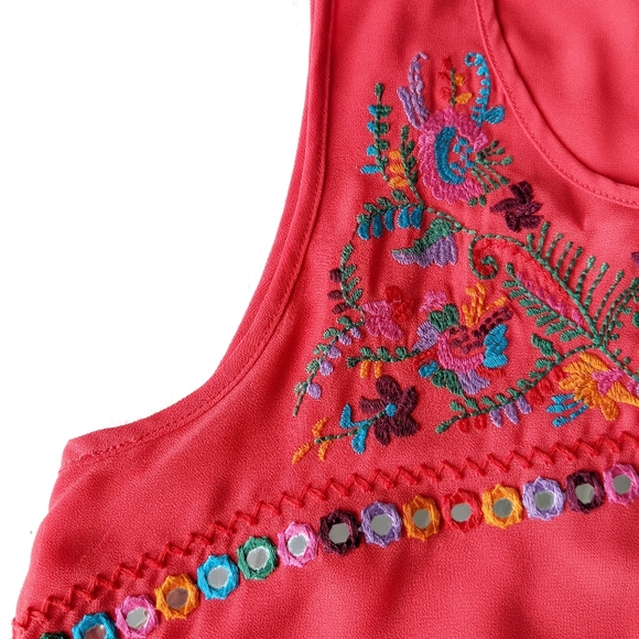 AMERICAN RAG ET CIE Embroidered Sleeveless Top - Picture 6 of 9